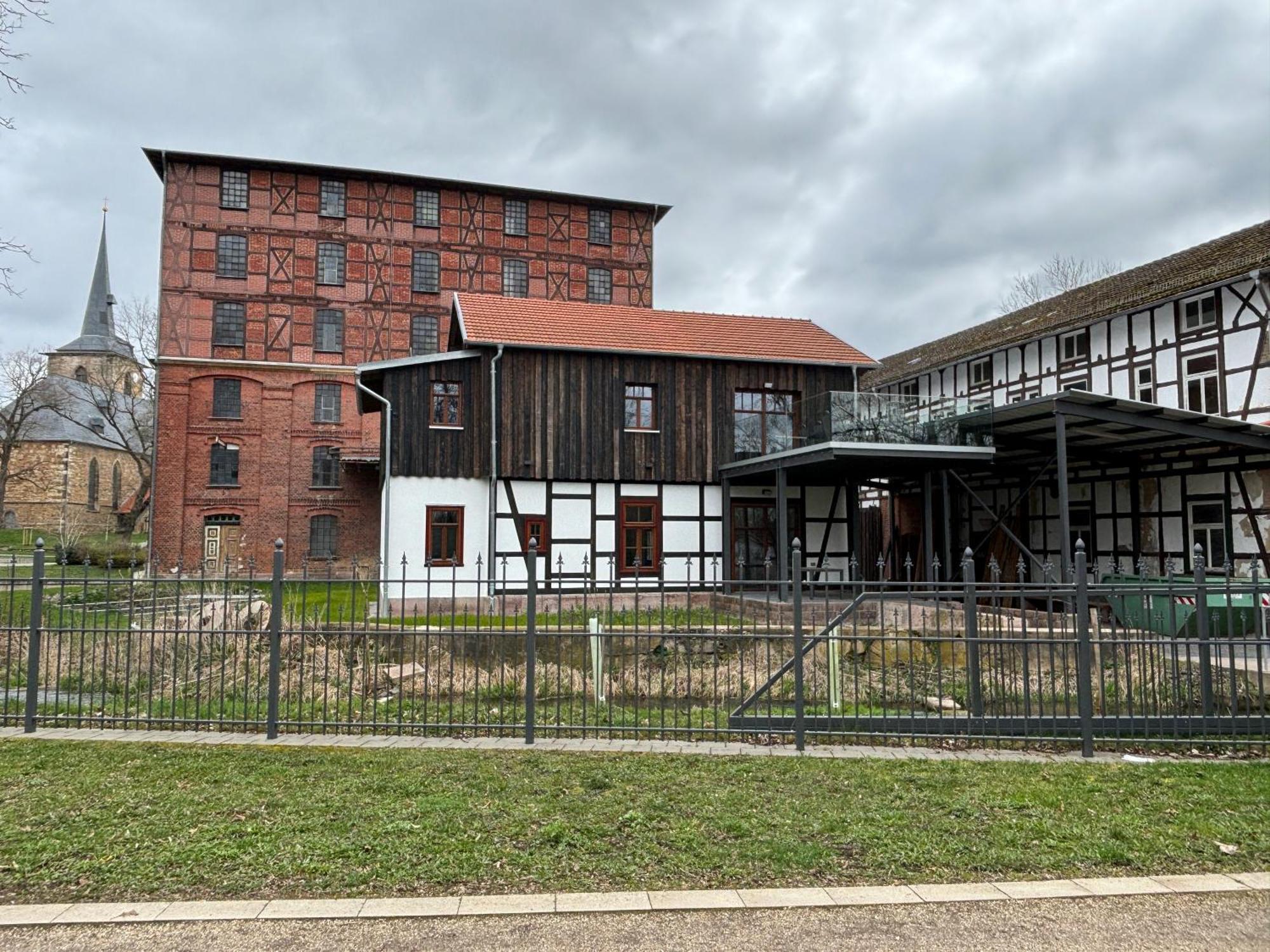 Ferienwohnung An Der Dreyse-Muehle Sömmerda Exteriör bild